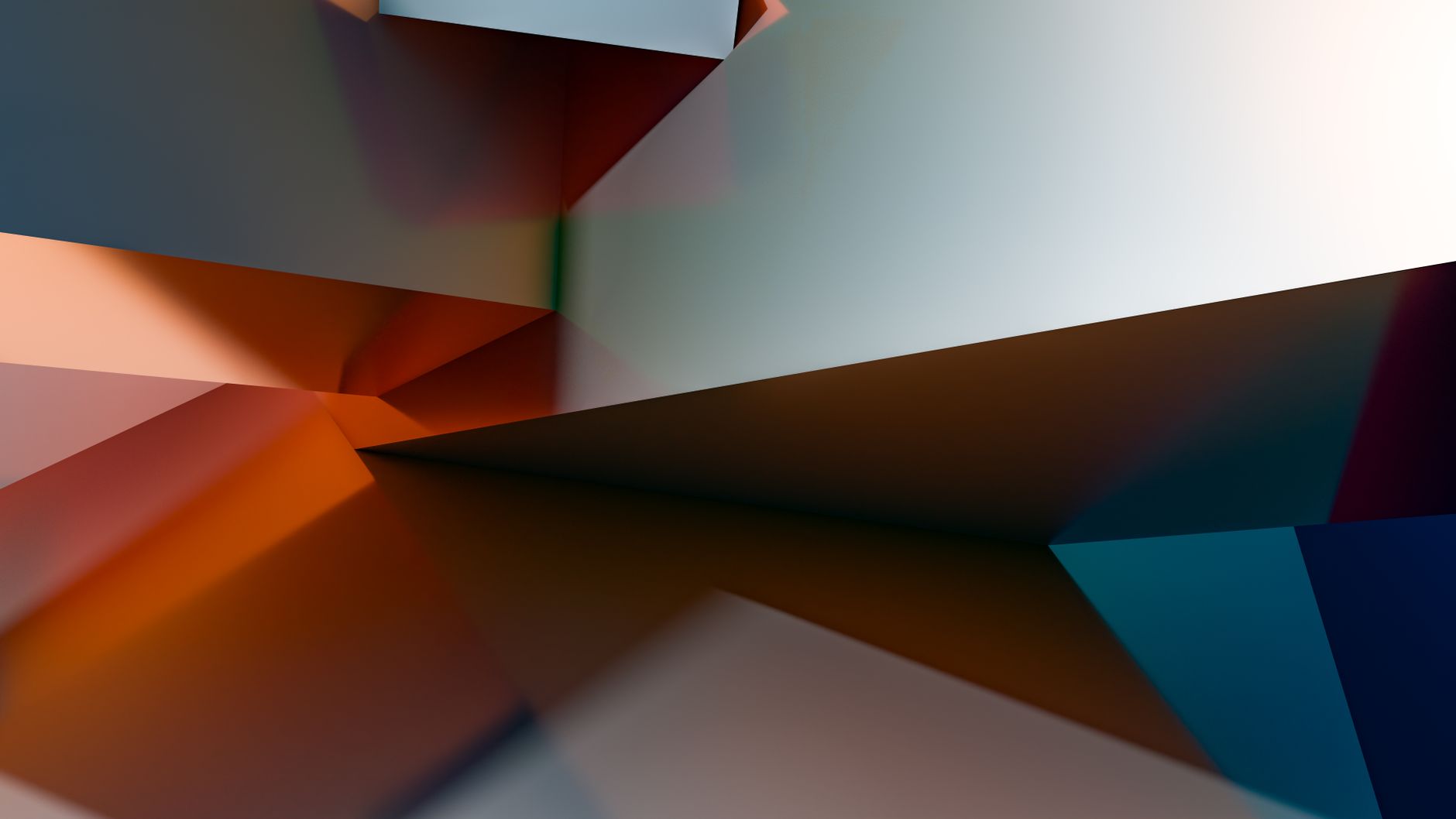 Geometric abstract shapes in bold colours, the Cronos brand system